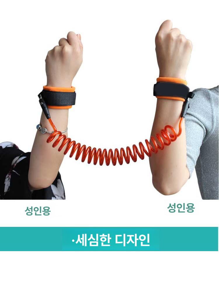 여행용 비밀번호 도난 체인 방지 캐리어 학생용 안전 블루 2.5m 2개 헤드락 3XL - 상세 이미지 4