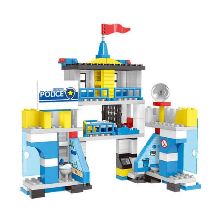 [세계유통]메타 경찰본부(블럭) 블록 경찰차