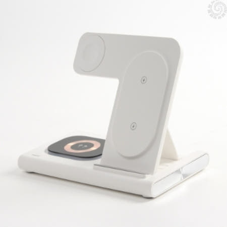 호브로 4in1 고속충전 스탠드 IOS용 15W 흰색 워치충전거치대 15W멀티충전기