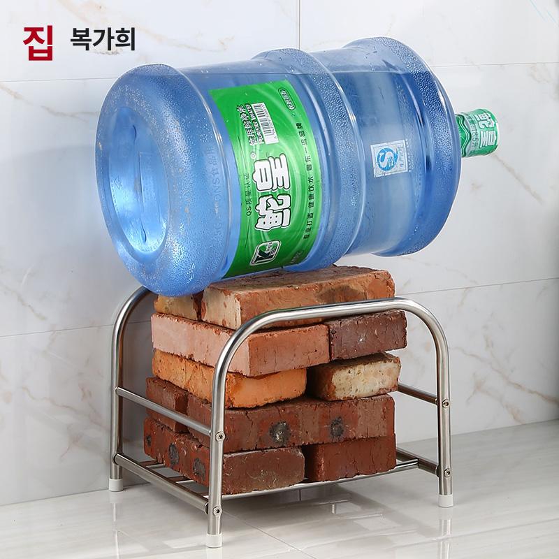 슈버 주방 다라이 거치대 대야 소형 스탠드 이중구조의원형튜브신발보관에적합나사식설치. - 상세 이미지 4