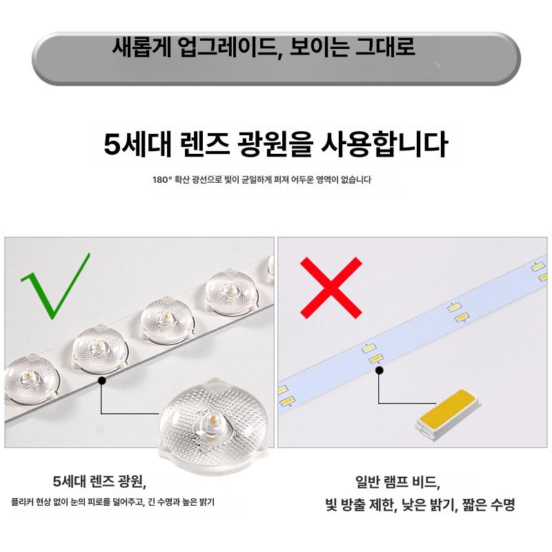 형광등 가리개 천장 조명 차광 덮개 눈부심 방지 커버 - 상세 이미지 4