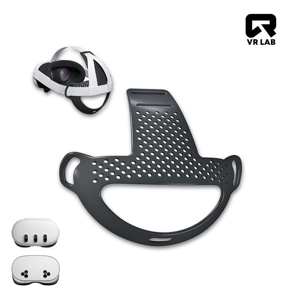 메타퀘스트2 3 s VR 스트랩 악세사리 TPU 백패드 반원 헤드 헤일로 엘리트 오큘러스 - 상세 이미지 2