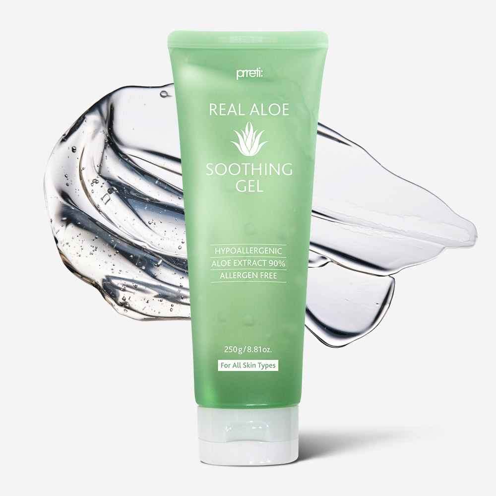 수딩젤 리얼 알로에베라 90% 250g 대용량 피부진정 보습 제품 이미지