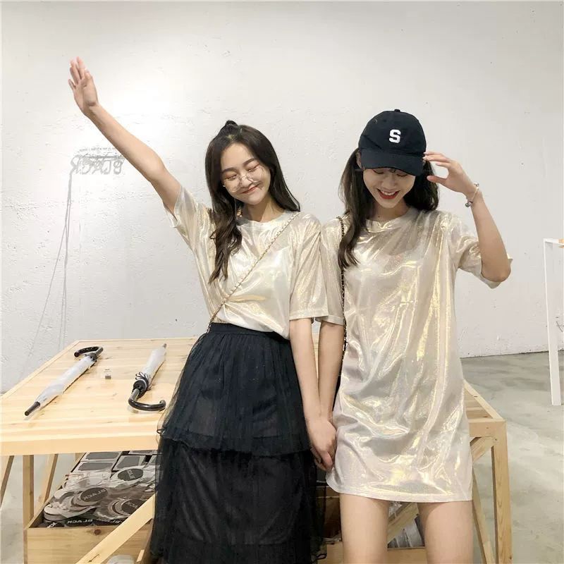 반짝이 줌바 블링 옷 댄스복 방송 복장 에어로빅 상의 화이트 s 추천 37.5-49kg - 상세 이미지 3