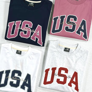 뉴발란스 반팔티 USA 오버핏 커플 티셔츠 착용 후기 | 사이즈/핏 총정리 - 상품 이미지 1