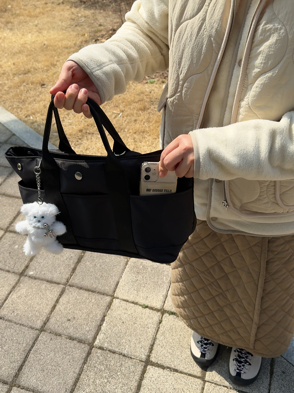보부상 나일론가방 수납 텀블러백 차롬 - 상세 이미지 3