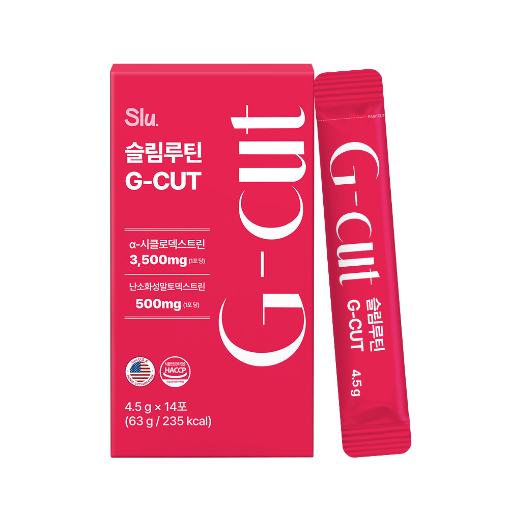 슬림루틴 슬루 G-컷 알파CD 알파시디 알파시클덱스트린 3500mg 14포, 1개 제품 이미지