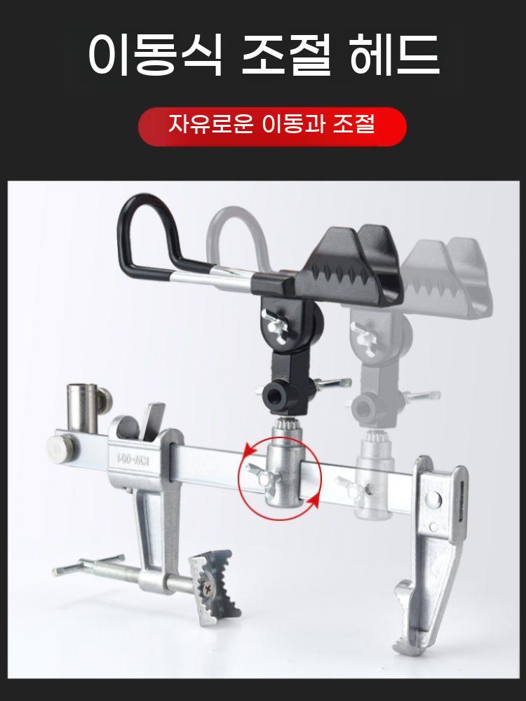 낚시 고정 선상 받침대 좌대용 고정형 낚시대 클램프 거치대 방파제 - 상세 이미지 2