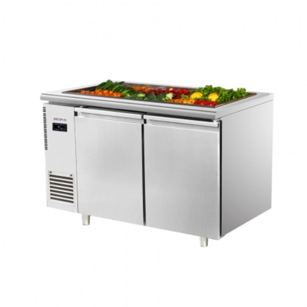 반찬 테이블 냉장고 식당용 부페 업소용냉장고 간냉식 1200 : 신일N위시웨이