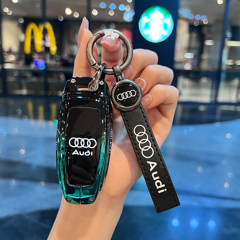 아우디키홀더 차케이스 링 커버 남 Q7 A6LA3L Q4ETRON A8L Q8 Q6 A7 - 상세 이미지 4