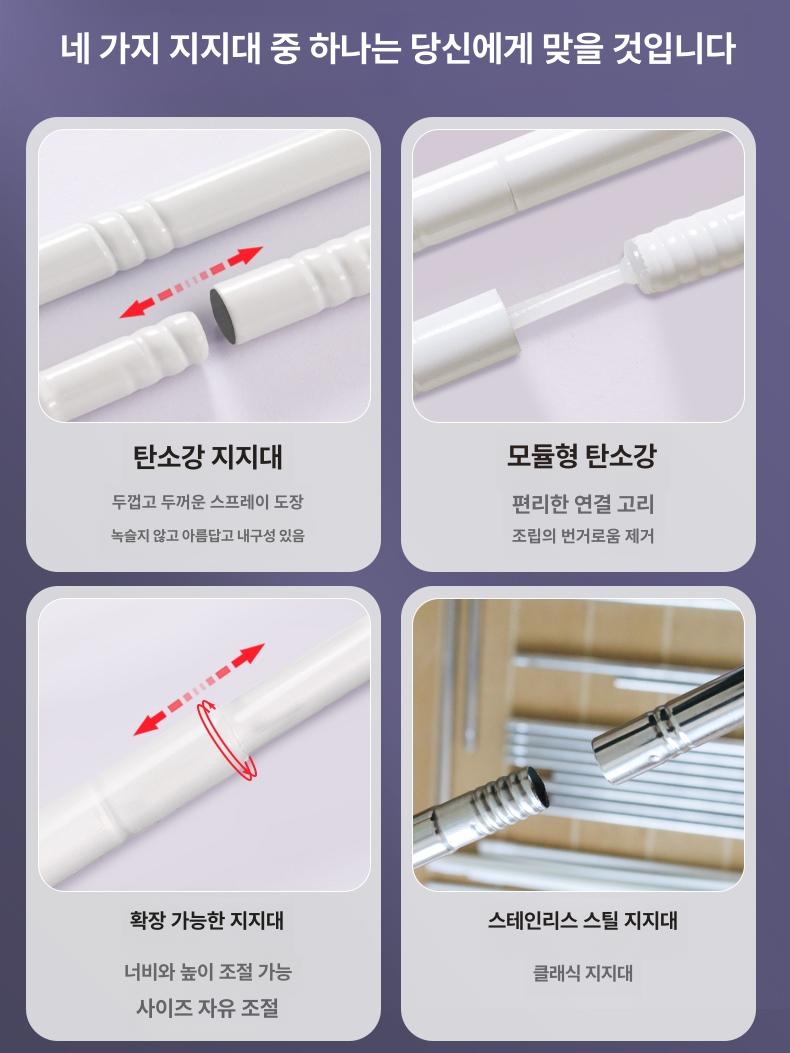 2층침대용 수면 난방텐트 1인용 싱글 방한텐트 기숙사 보온용 커튼형 - 상세 이미지 4