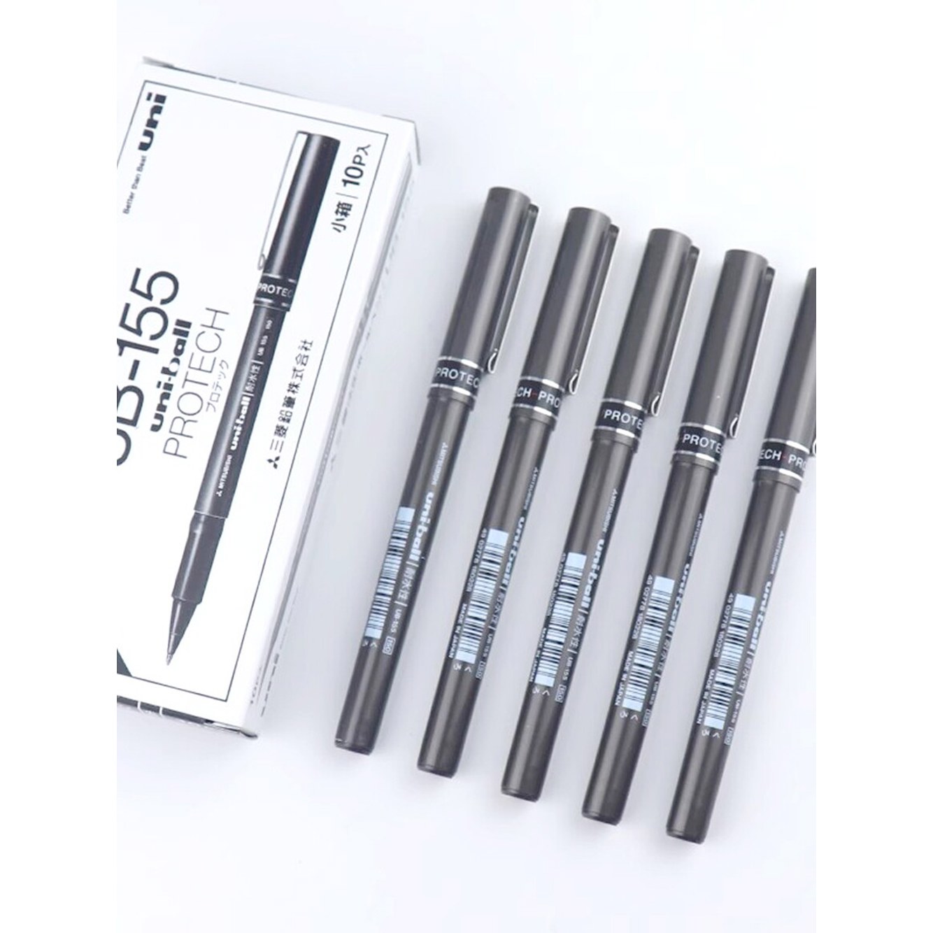 유니볼 7MM UB157 파인포인트0 UNIBALL 롤러볼 BLUE 학교 문구 비즈 블랙 3 0 5MM 지지하다 - 상세 이미지 2