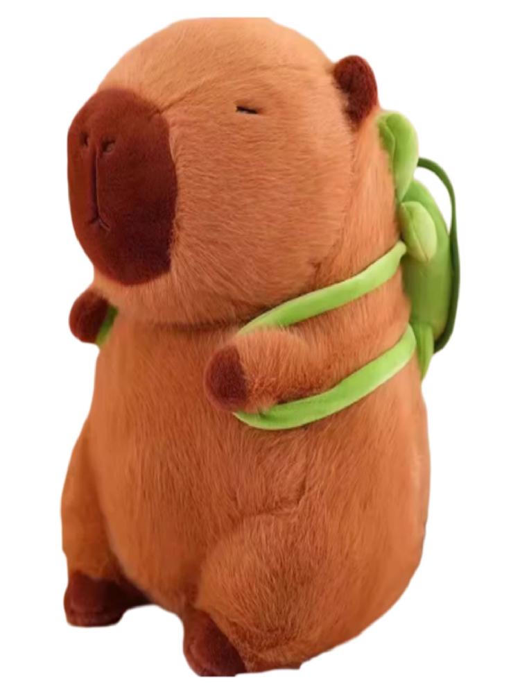 대형 카피바라인형 초대형 카피바라 동물인형 귀여운 선물 25cm 거북이 배낭 - 상세 이미지 2