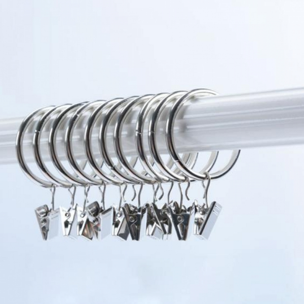 집게 집게형 커튼 링고리 고리 3.8cm 10P 링 - 상품 이미지