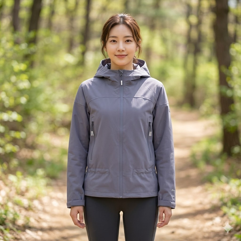 MILLET 밀레 여성 봄 아웃도어 간절기 방수 방풍 바람막이 고어텍스 등산자켓 - 상품 이미지
