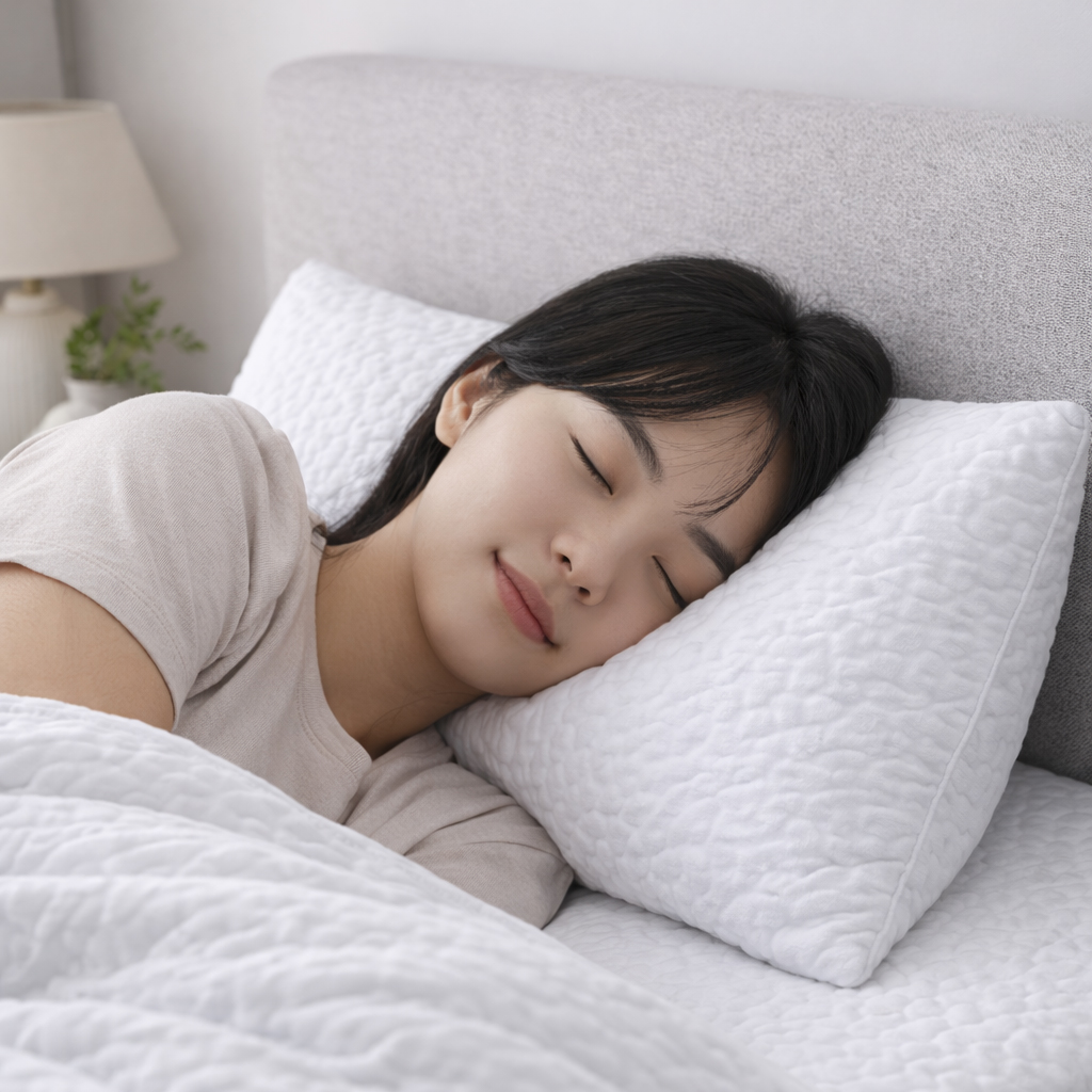 케이홈데코 국내제조 국산 시어서커 베개커버 화이트 1+1 이미지 7