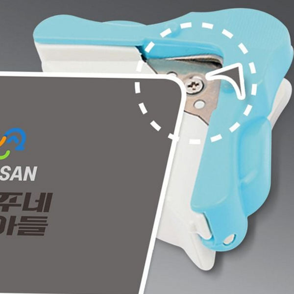 공예용 커터 코팅지 모서리 컷팅기 종이 라운딩 재본용 - 상품 이미지