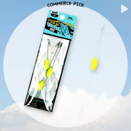 CPICKRB협력사 갑오징어 유혹의 기술 싸파 더블킬 민뱅채비 15cm 3개입 유동식 커머스픽101