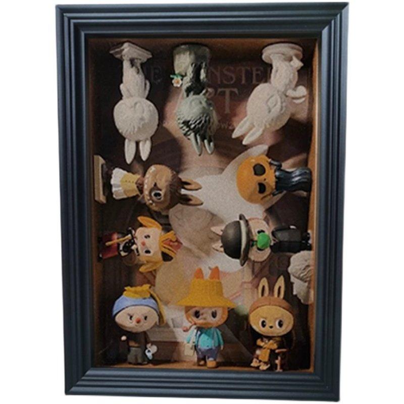피규어액자 미니카 토미카 아크릴 목재 장식장 x 핫휠 16인치 (내경 30x40cm) 유럽식 화이트 - 상세 이미지 5