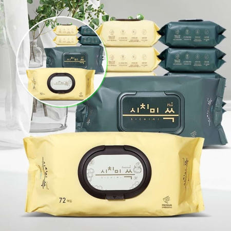 쌍문상회 아기 물티슈 20팩 여행용 콧물 72매 미니 소형 휴대용