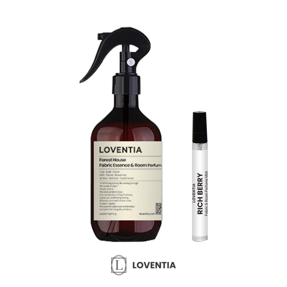 로벤티아 포레스트하우스 패브릭미스트 300ml 섬유향수 섬유탈취제 답례품 집들이 행사 선물 - 상세 이미지 2
