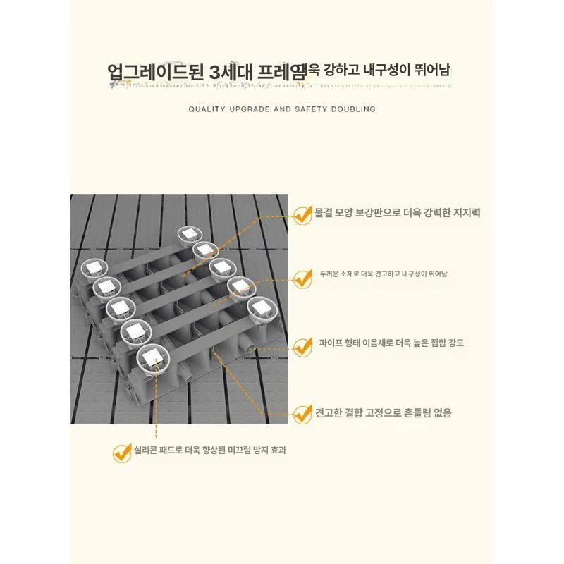 욕실 화장실 발판 베란다 다용도실 바닥 데크 수납 - 상세 이미지 3