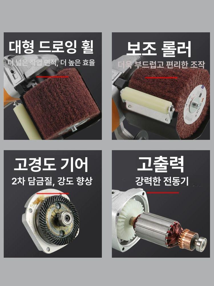 프리미엄 스텐 헤어라인 폴리싱 기계 연마기 최상급 야외 욕실 접이식 휴지걸이 간판 - 상세 이미지 4