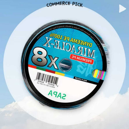 CPICKRB협력사 인장력 우수 미라클X 프리미엄 오색 100m 5호 합사 줄 커머스픽101