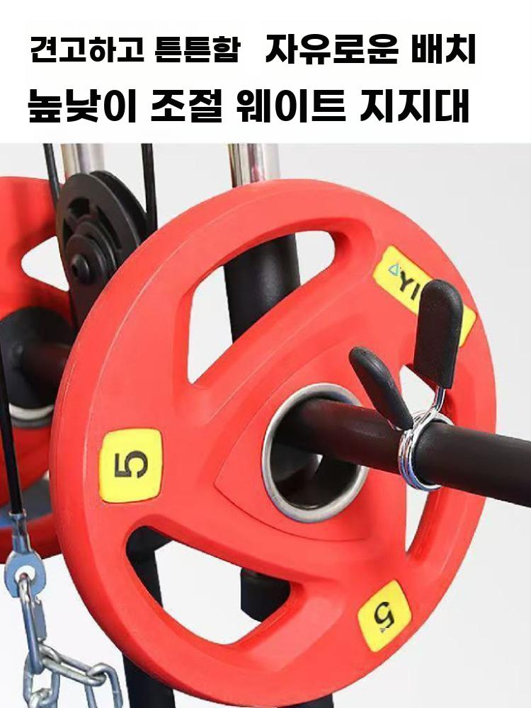 벽부착 멀티 케이블 머신 고중량 근력운동 홈트레이닝 740 - 상세 이미지 3