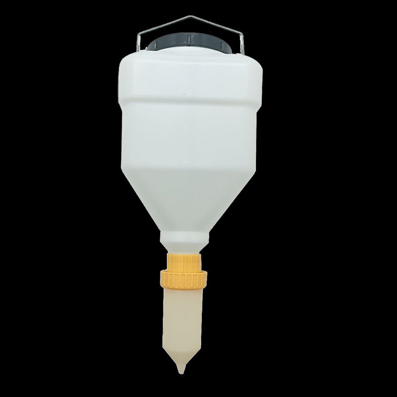 거꾸로 소스통 대용량 감자튀김 마요네즈 원통 디스펜서 5.5L 사각 병 5개 세트 - 상세 이미지 5