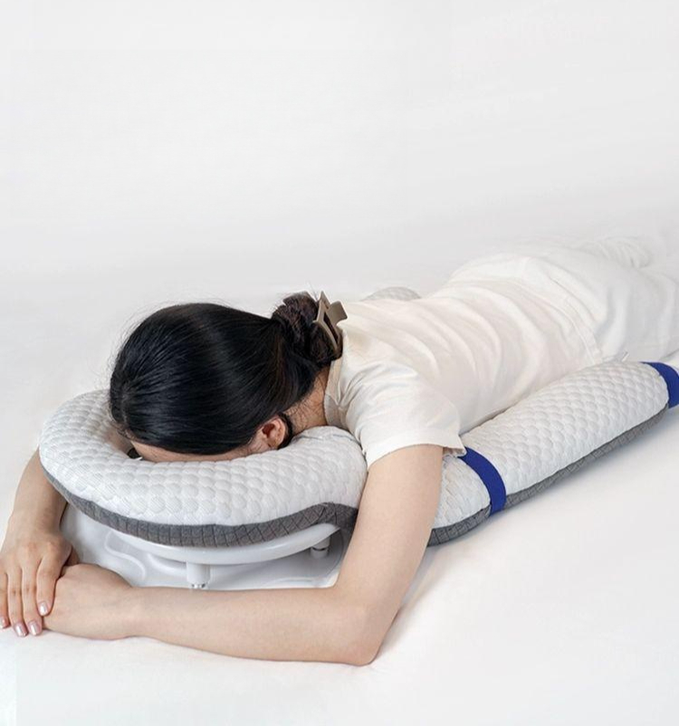 수술베개 윤곽 양악 관리 뒤척임방지 회복 수면자세 롱타입 3D 레벨 1 빈층 체리블라썸핑크