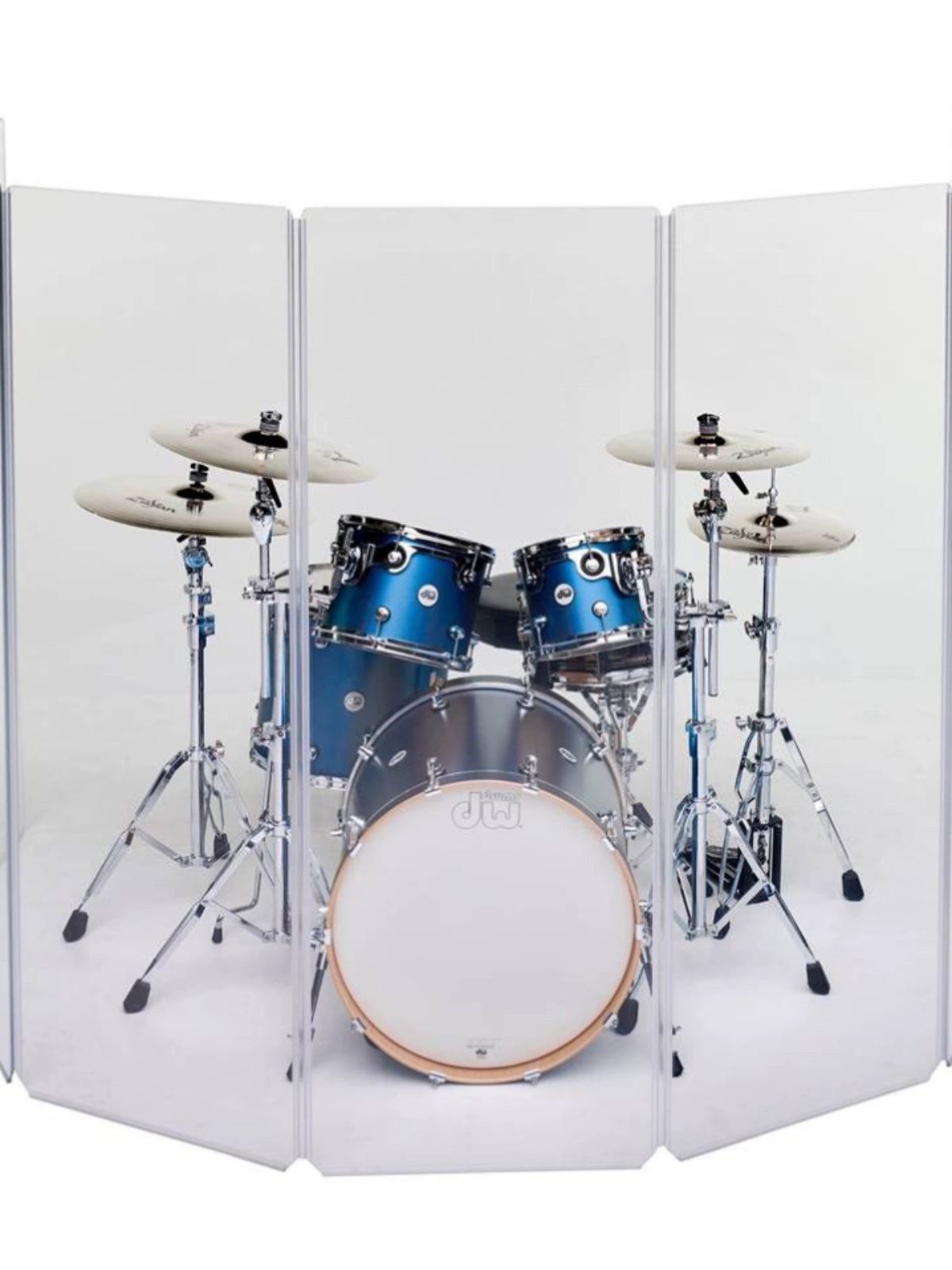 드럼쉴드 가림막 차음판 악기 합주 연습실 사운드 아크릴 국내 소재 140cmx60cm 6mm 5장 - 상세 이미지 5