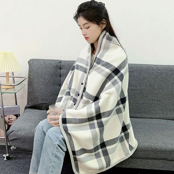 양면 망토 낮잠 담요 캠핑 극세사 겨울 포근한 따뜻한 - 상품 이미지