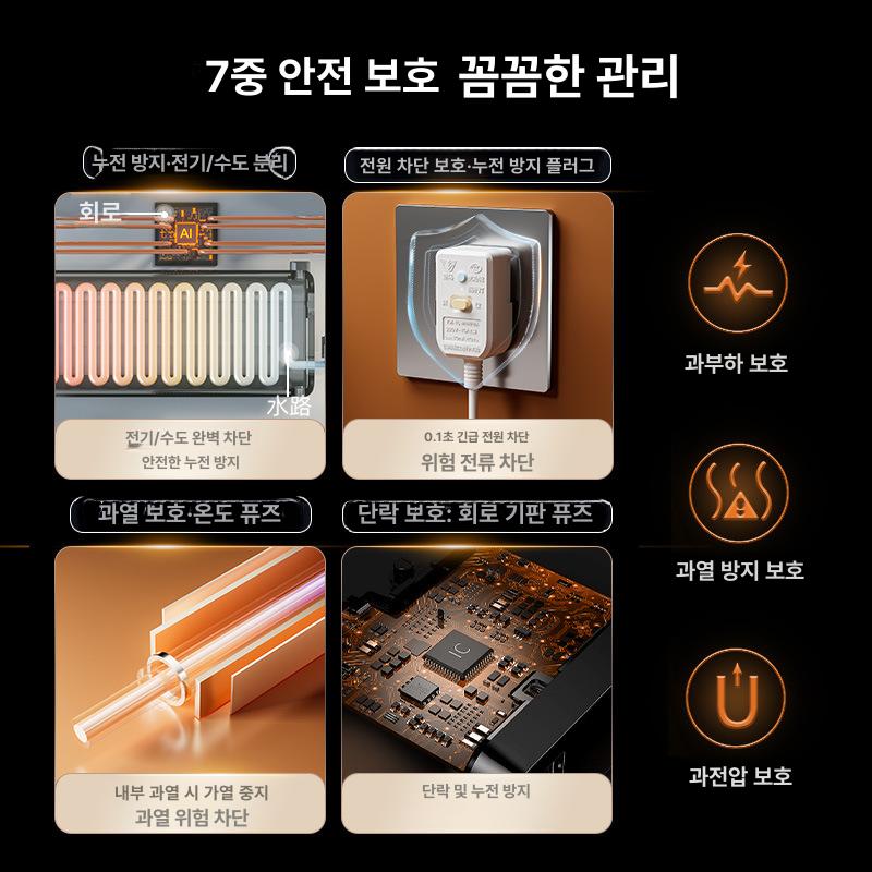 욕조물 히터 물데우기 가정용 단일 반신욕 가열 히팅기 코어 웜 스마트 히터 - 상세 이미지 2