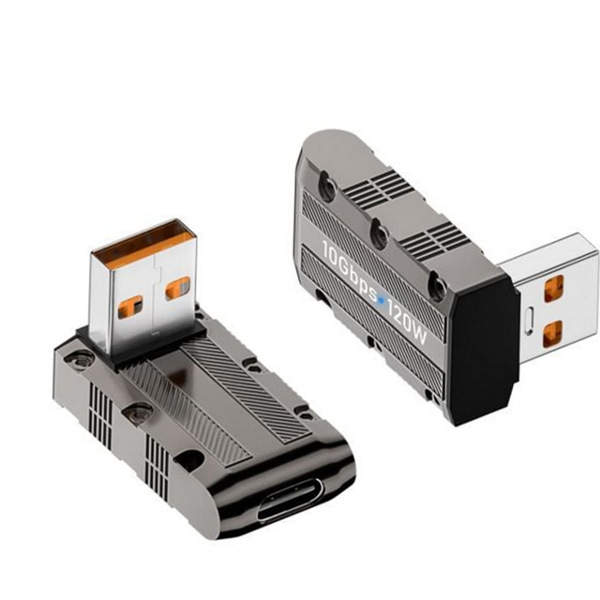 타입 c 고속 꺾임 usb 충전 젠더 변환 하향 - 상품 이미지