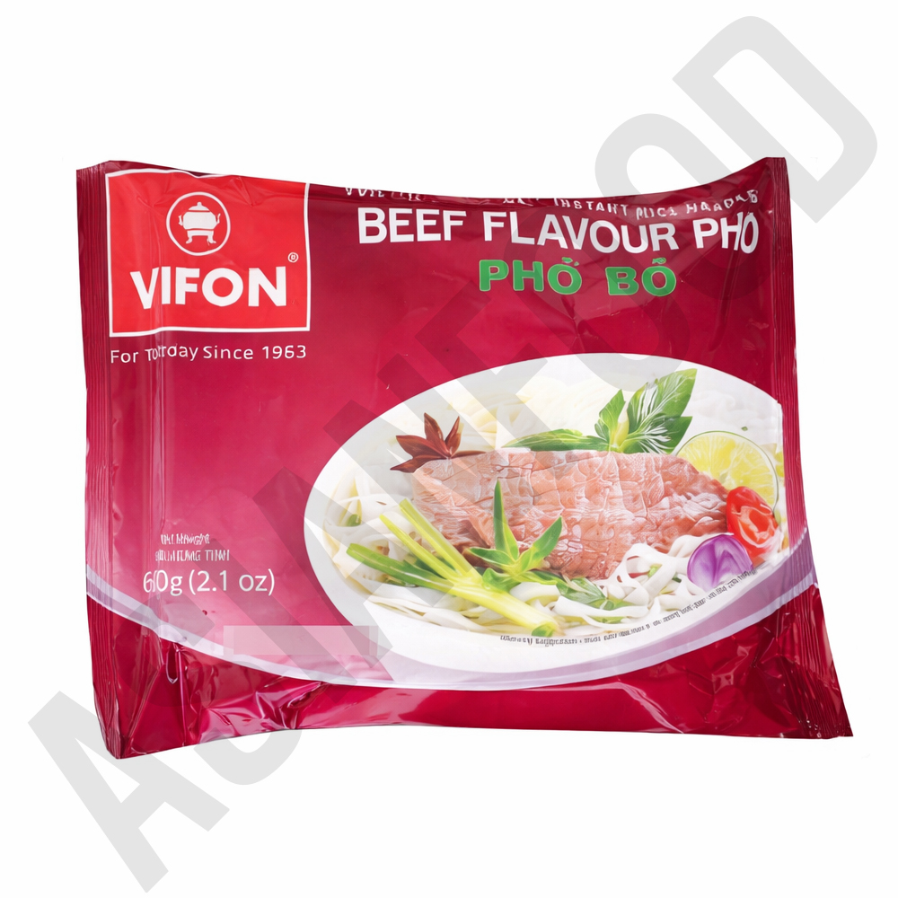 베트남 태국 라이스 버미셀리 누들 소고기 쌀국수 비폰 포보, 60g, 30개 - 상품 이미지