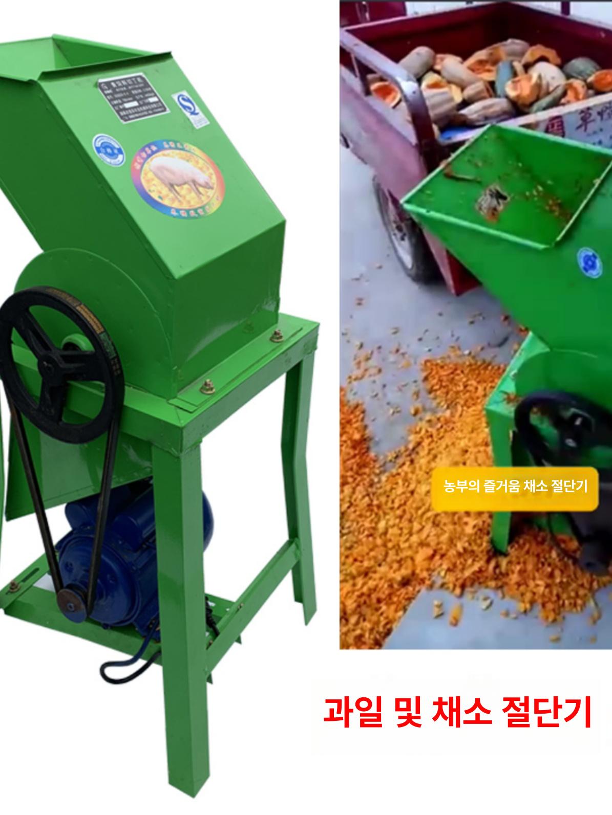 농작물 파쇄기 볏짚 건초 나무가지 생초 옥수수 농장 두꺼운 잔디 절단 다이스 조합기 없음 - 상세 이미지 3