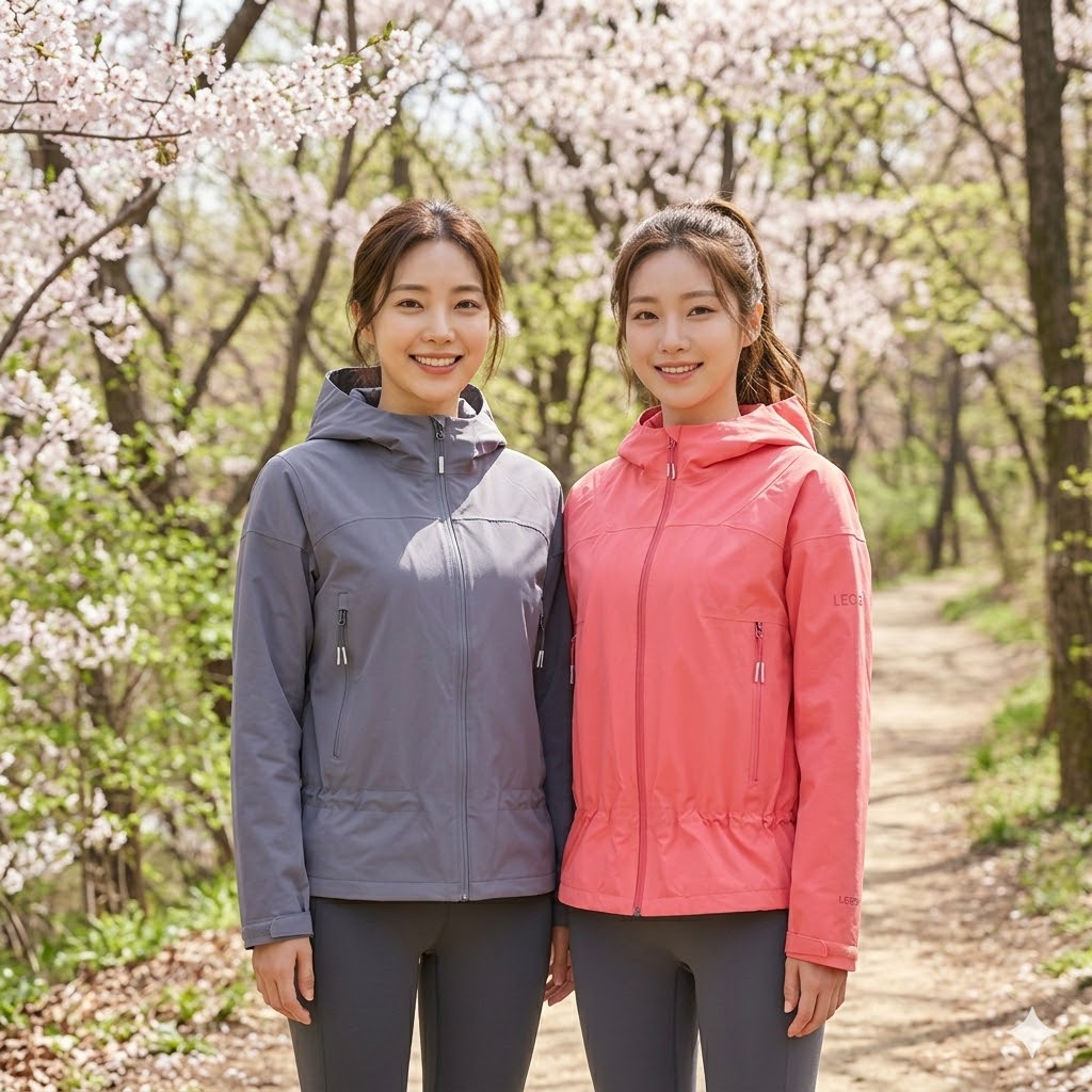 MILLET 밀레 여성 봄 아웃도어 간절기 고어텍스 방수 방풍 바람막이 자켓 - 상세 이미지 2