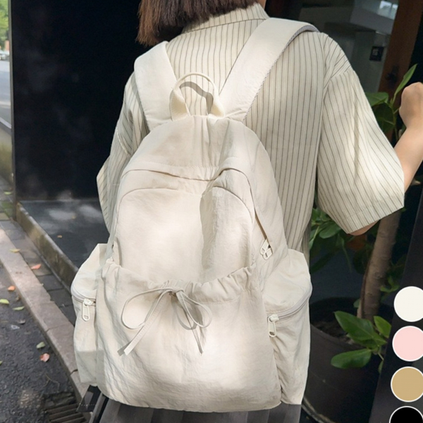 숄더 캐주얼 여성 나일론 백팩 경량 데일리 - 상품 이미지