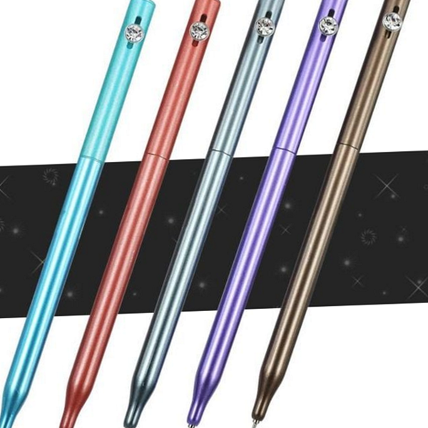 사무용 0.7mm 크리스탈 학용품 고급 볼펜 디자인 펜필기구 니들 - 상품 이미지