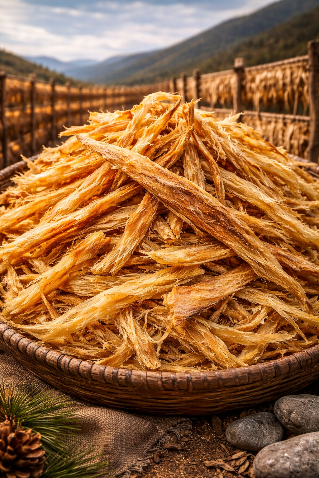 강원도 용대리 겨우내 자연건조한 황태채 (단단하지만 깊은맛의 깡채) 1kg, 1개 - 상품 이미지