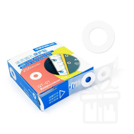 데이지파트너스 타공 구멍 보강 펀치 홀 테이프 6공바인더 투명보강스티커 속지보호스티커 바인더구멍수선