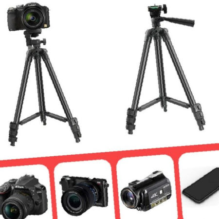 영상 제작 촬영 장비 높이 조절 삼각 받침대 카메라 캠코더 스마트폰 호환 콘텐츠