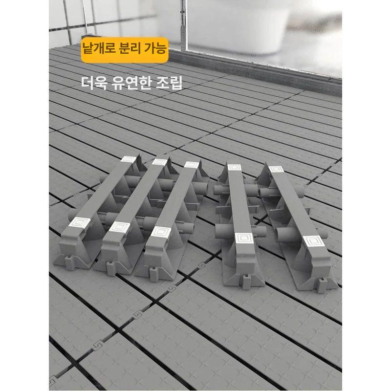 욕실 화장실 발판 베란다 다용도실 바닥 데크 수납 - 상세 이미지 5