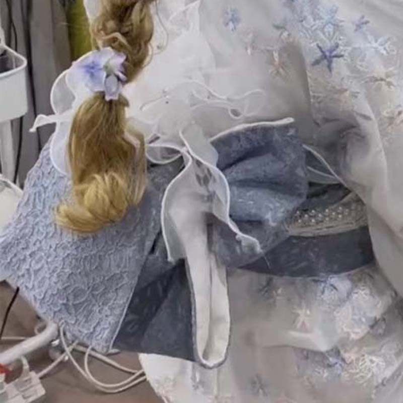 일본 전통 기모노 반폭 허리띠 유카타 코디 악세서리 화이트 새틴 길이 4m 너비 16~18cm - 상세 이미지 4