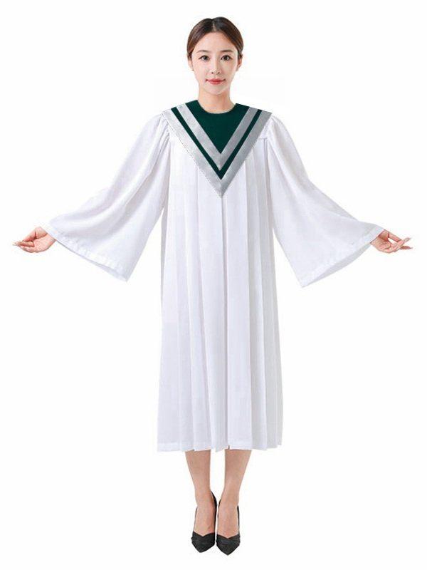 성가대 스카프 교회 삼색 성직자 사제복 목사 스톨 숄 소품 롱 - 상세 이미지 4