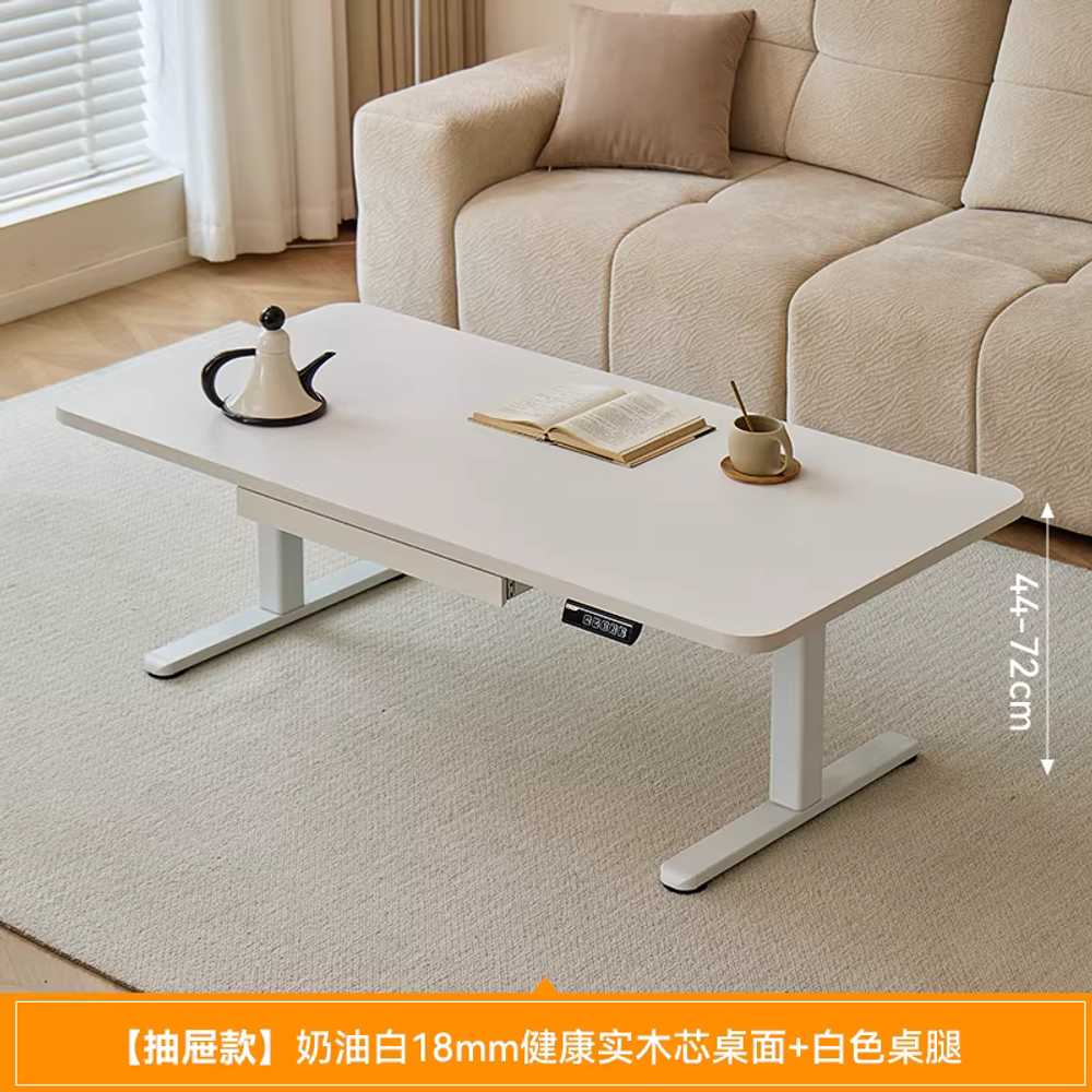 거실 모션 데스크 전동 높이조절 커피 티 테이블 100x60 - 상세 이미지 4