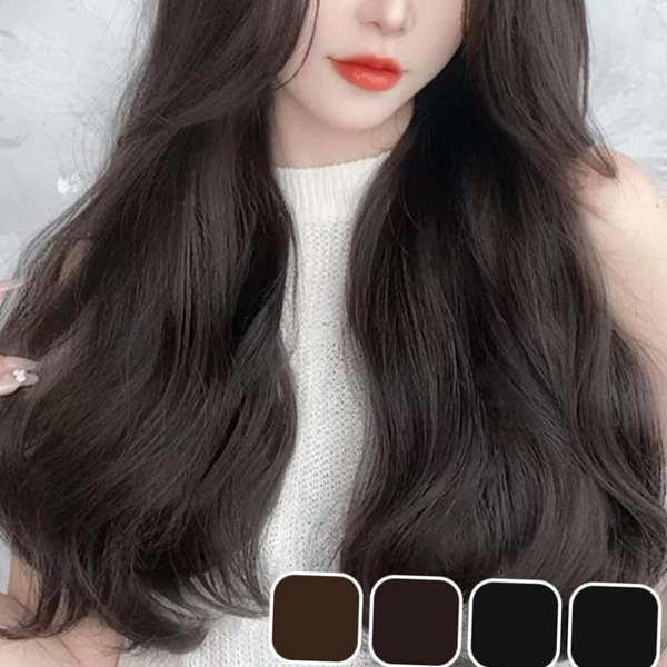 붙임머리 웨이브 롱 머리 부분 피스 긴헤어 가발 - 상품 이미지