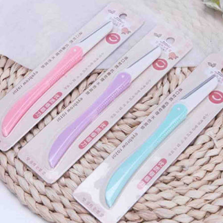 꾸몰 접이식 눈썹칼 2p 남자눈썹다듬기 눈섭정리기