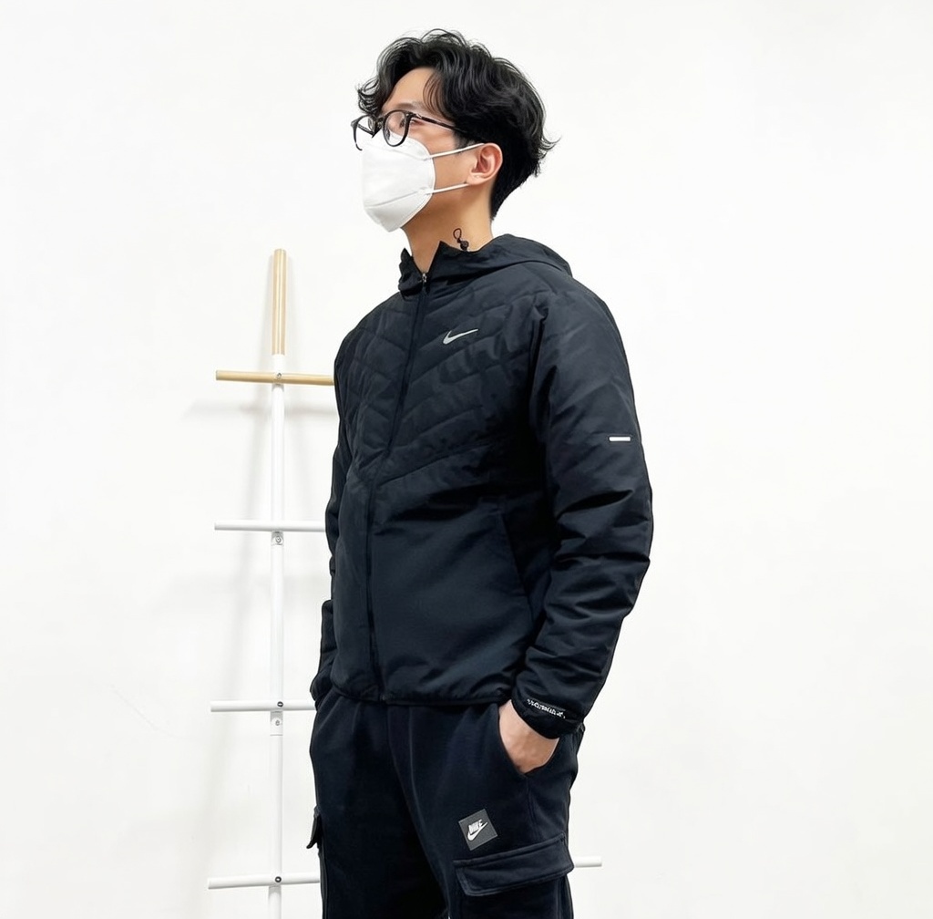 [라스트사이즈 세일] 나이키 써마핏 리펠 신세틱 필 러닝 자켓 DD5645 블랙, L - 상세 이미지 3